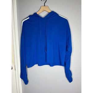 Cali Baby Cropped Blue Hoodie